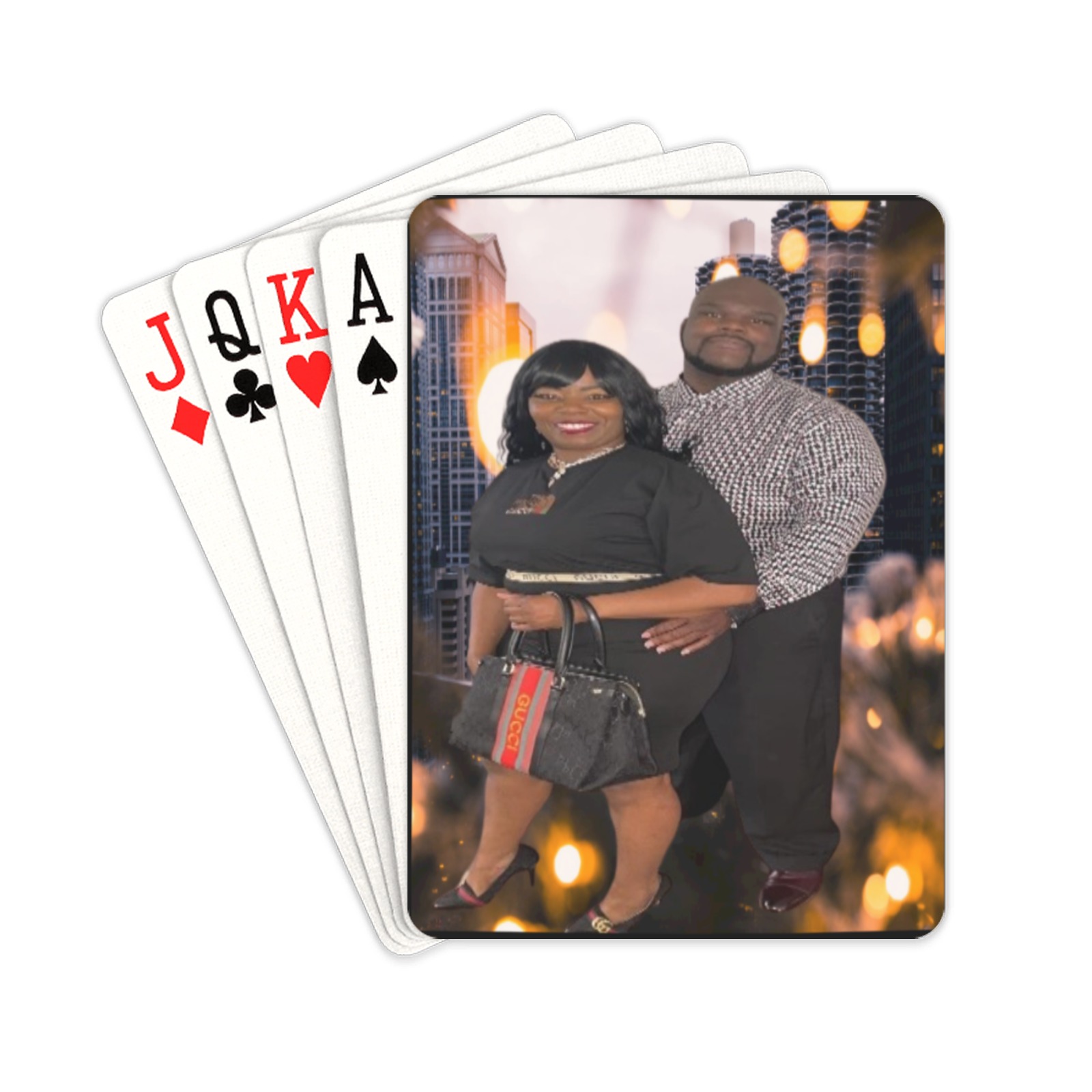Customize Couple Playing Cards Playing Cards 2.5"x3.5"