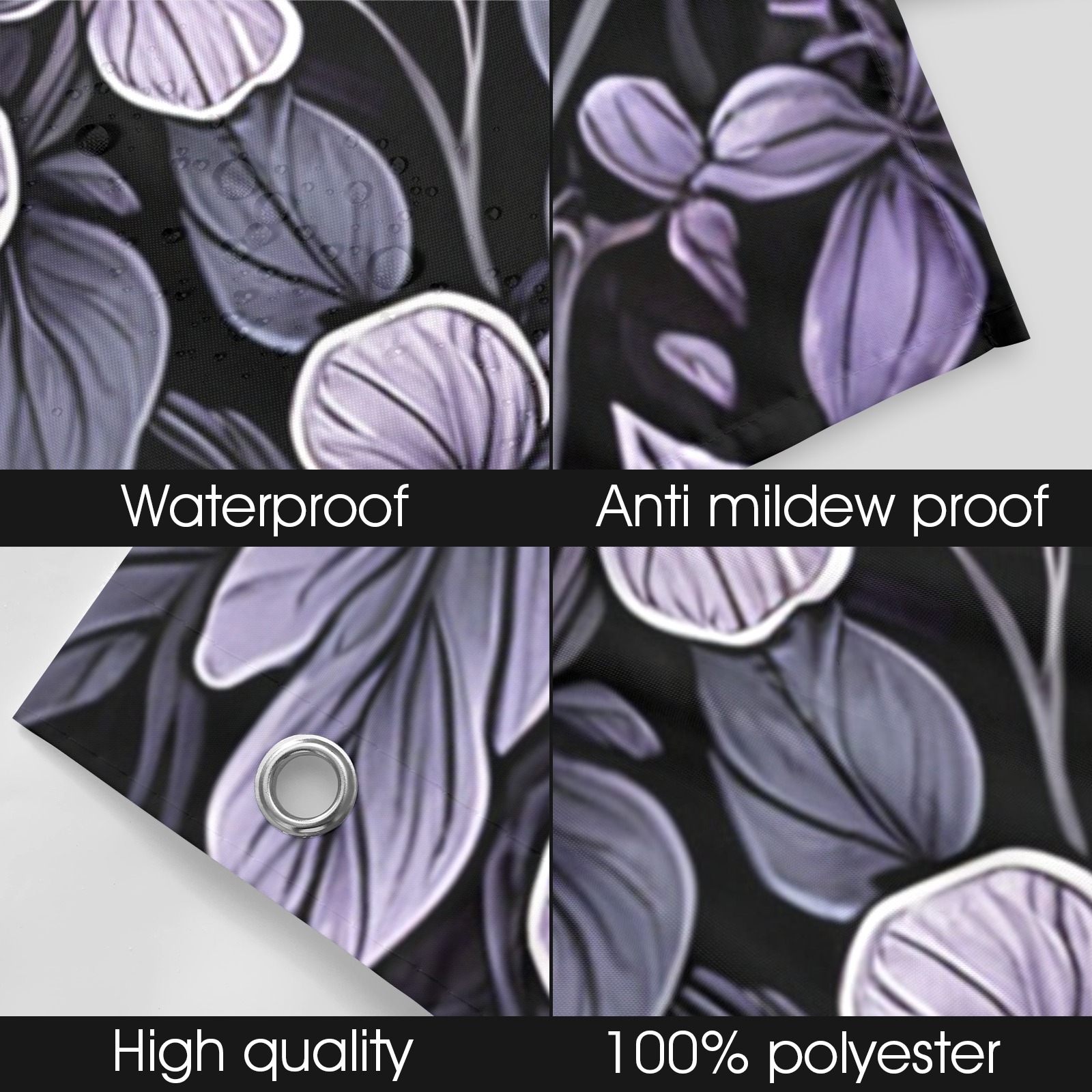 Fabulous Florals 36 Shower Curtain 72"x84"