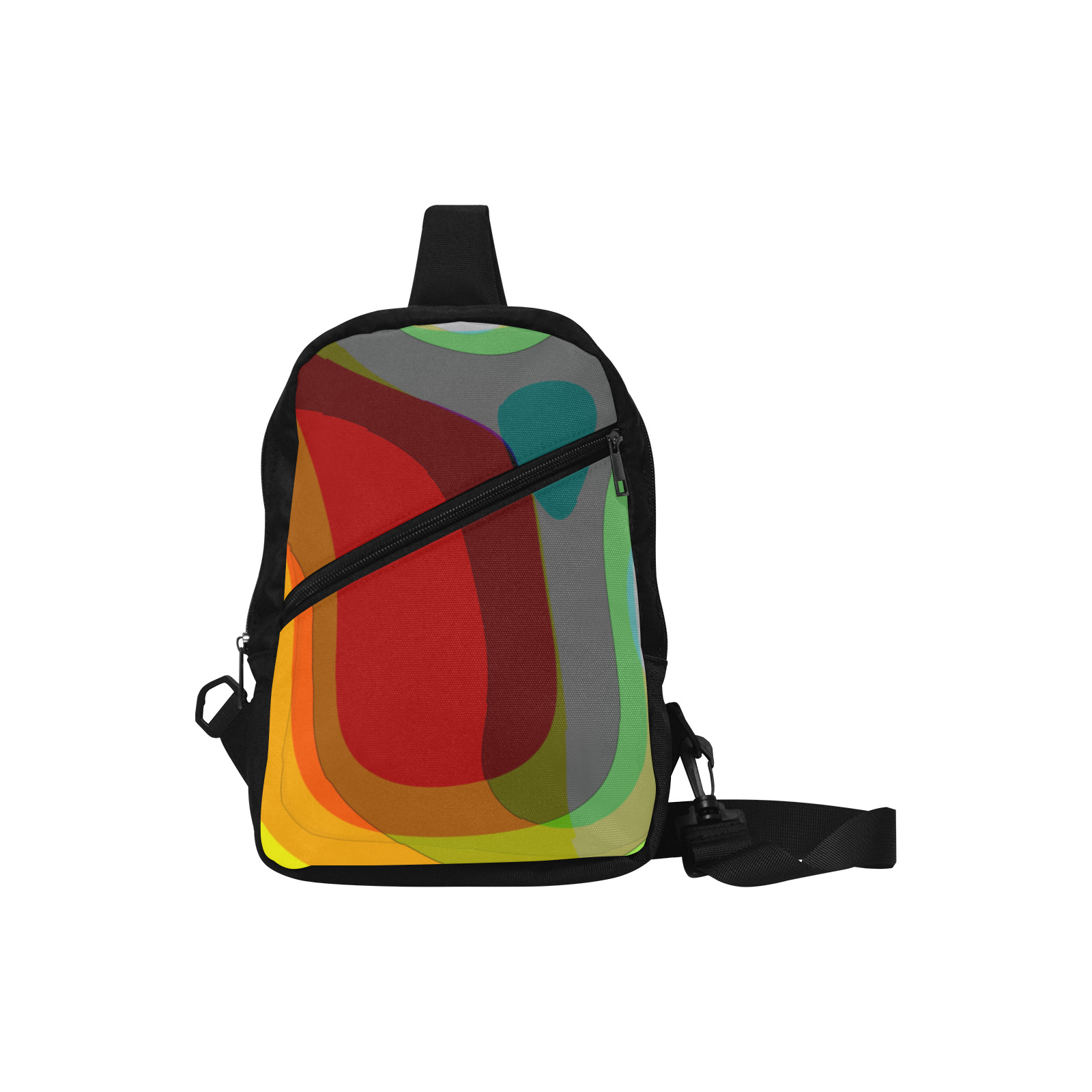Colorful Abstract 118 Men's Chest Bag (Model 1726)