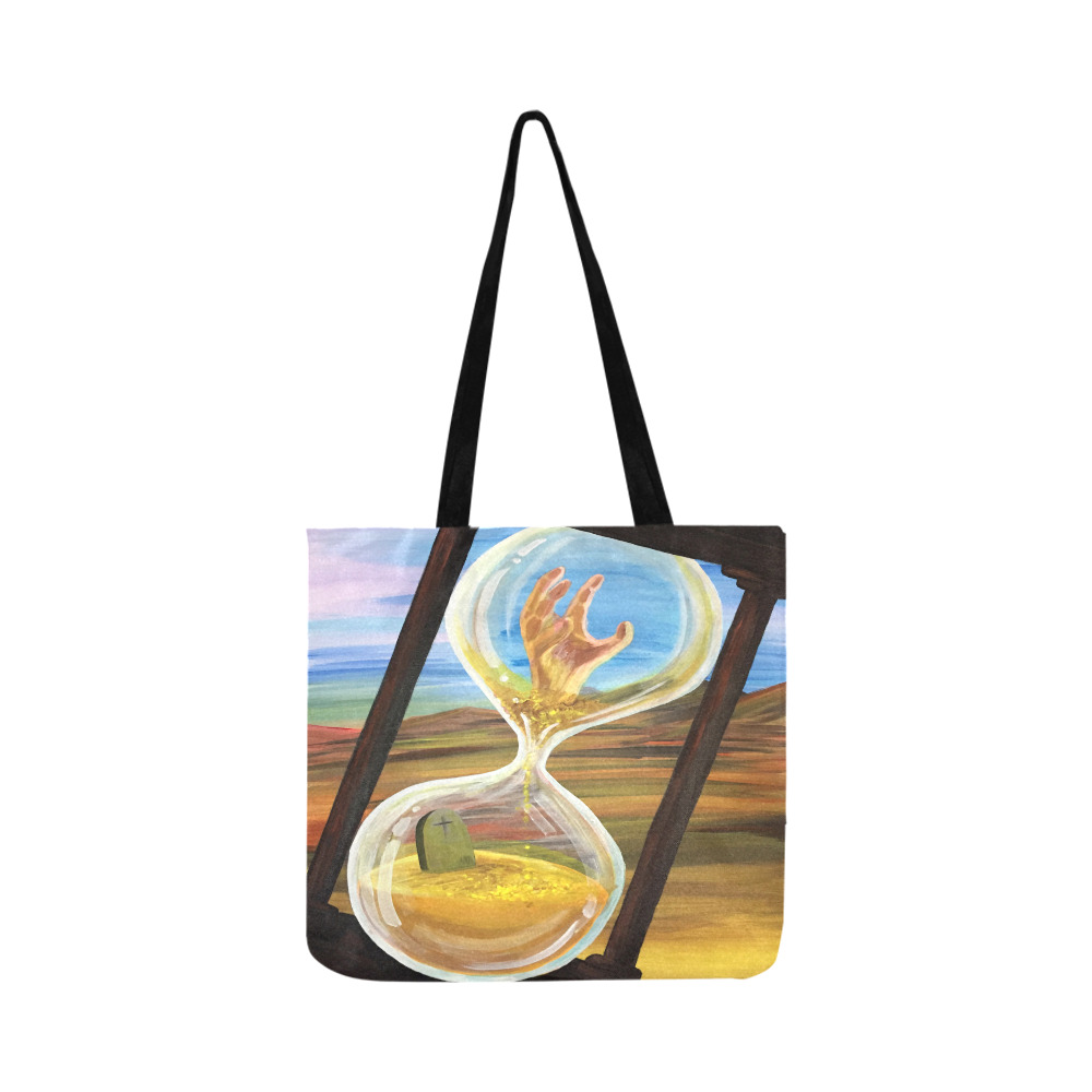 Out Of Time Reusable Shopping Bag Model 1660 (Two sides)