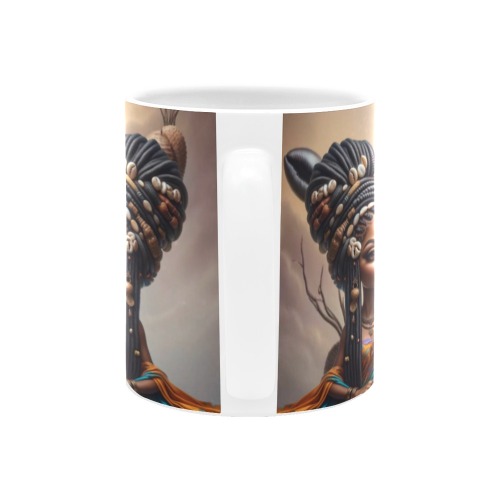 "Caffeine Queen" Mug White Mug(11OZ)