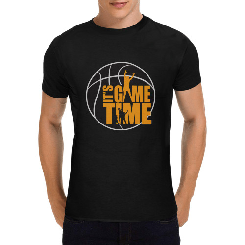 Its Game Time - Yellow Men's T-Shirt in USA Size (Front Printing Only)
