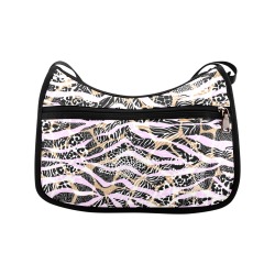 Camo animal print pink Crossbody Bags (Model 1616)