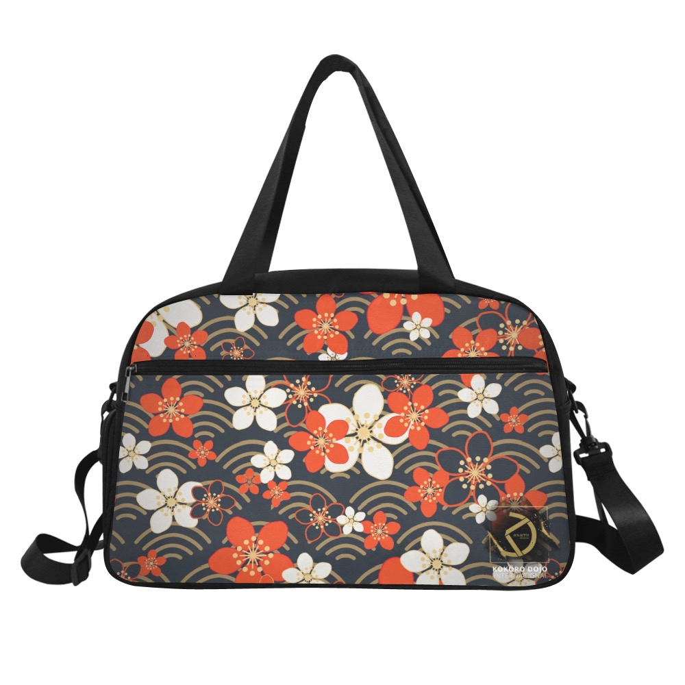 Bolso Gym - Hanakotoba Flores japonesas Fitness Handbag (Model 1671)