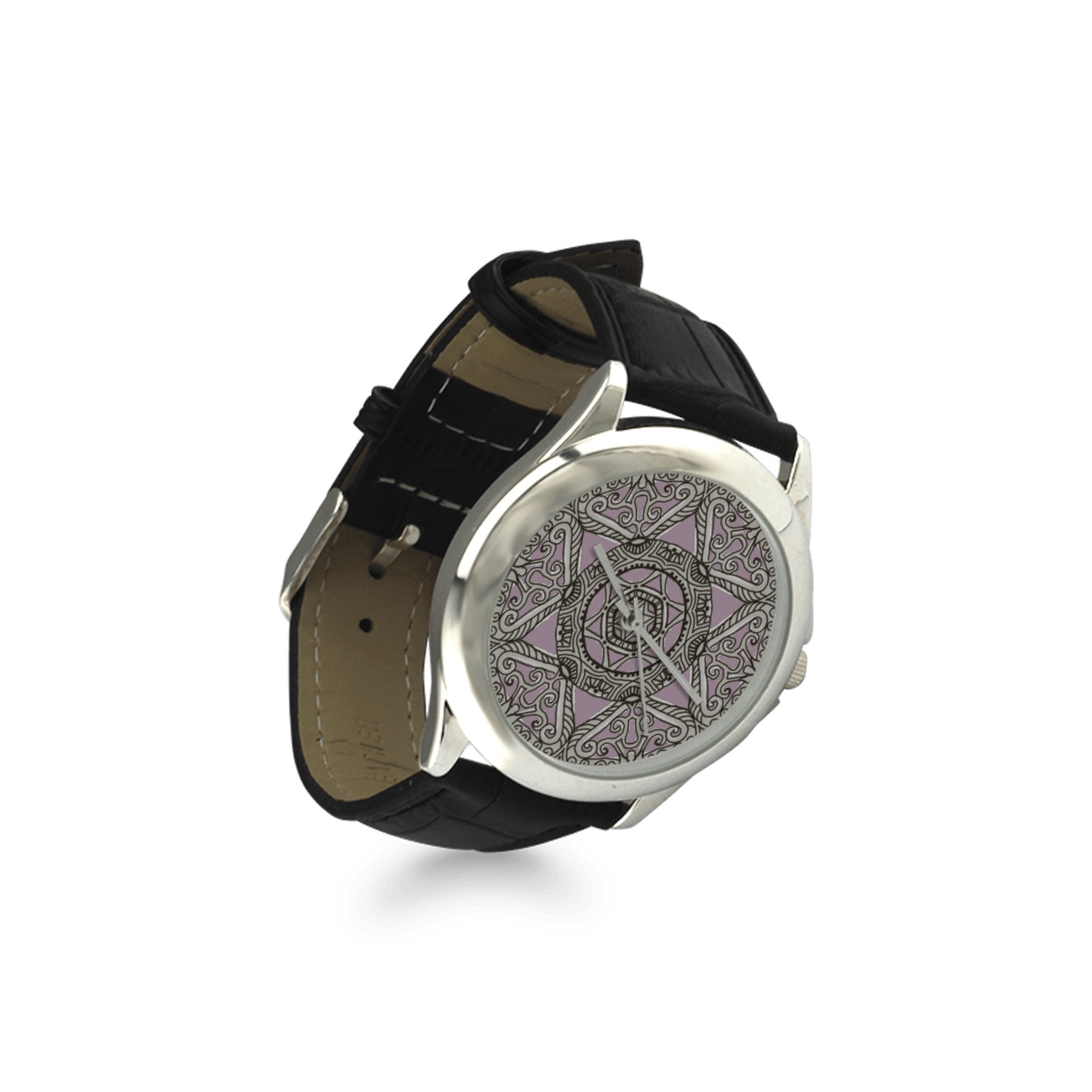 maguen mandala Women's Classic Leather Strap Watch(Model 203)