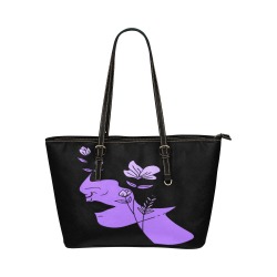 bolso rostro Leather Tote Bag/Small (Model 1651)