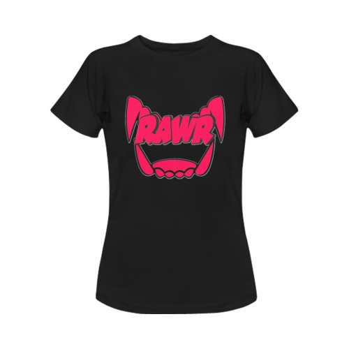 blkRAWRSHIRT Women's T-Shirt in USA Size (Front Printing Only)