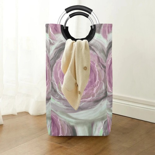 rose-8 Square Laundry Bag