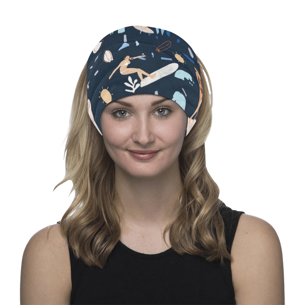 Surfing the terrazzo sea 2 Multifunctional Headwear