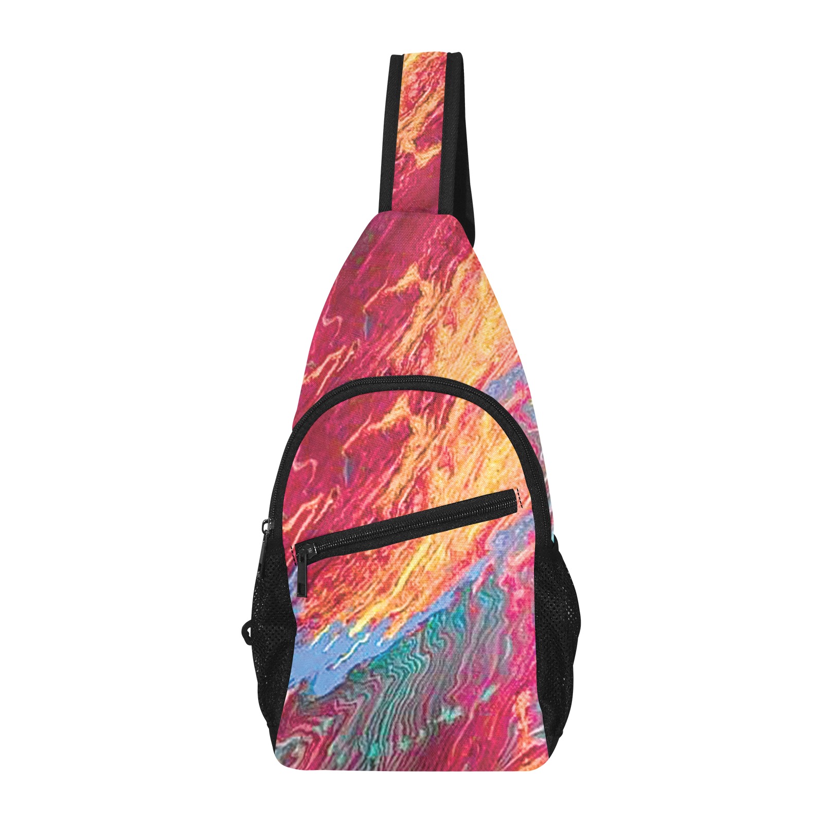 global warming All Over Print Chest Bag (Model 1719)