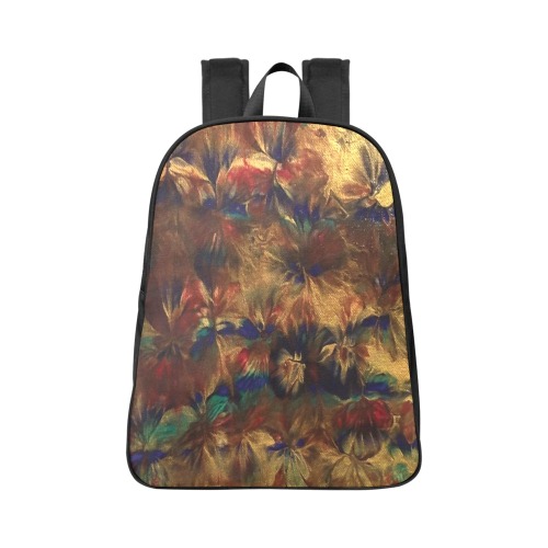 Fireflies Fabric School Backpack (Model 1682) (Large)