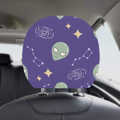 Alien Headrest Covers Car Headrest Cover (2pcs)
