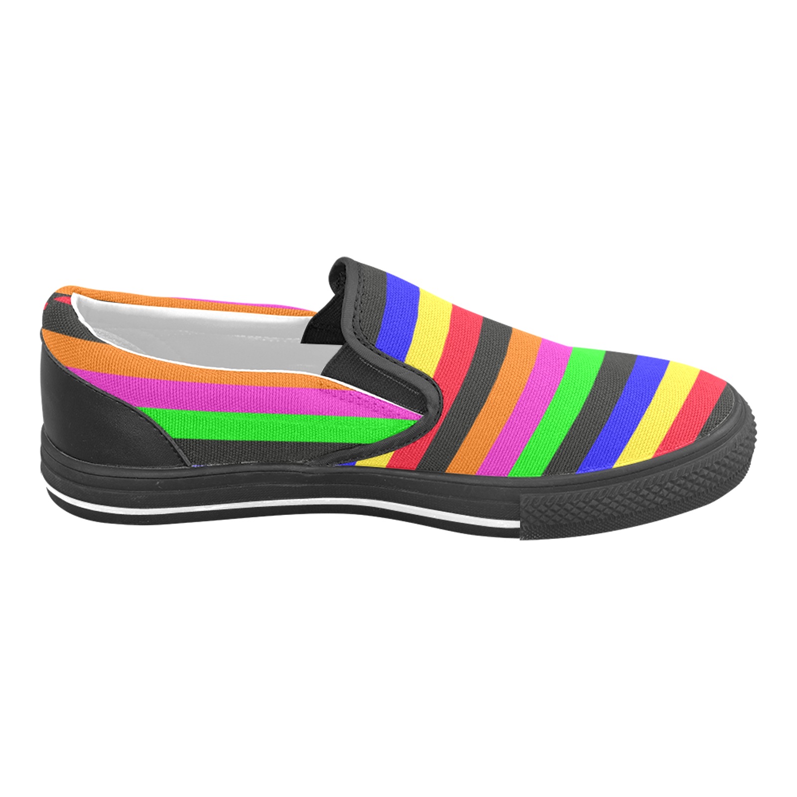 multicolour b Slip-on Canvas Shoes for Kid (Model 019)