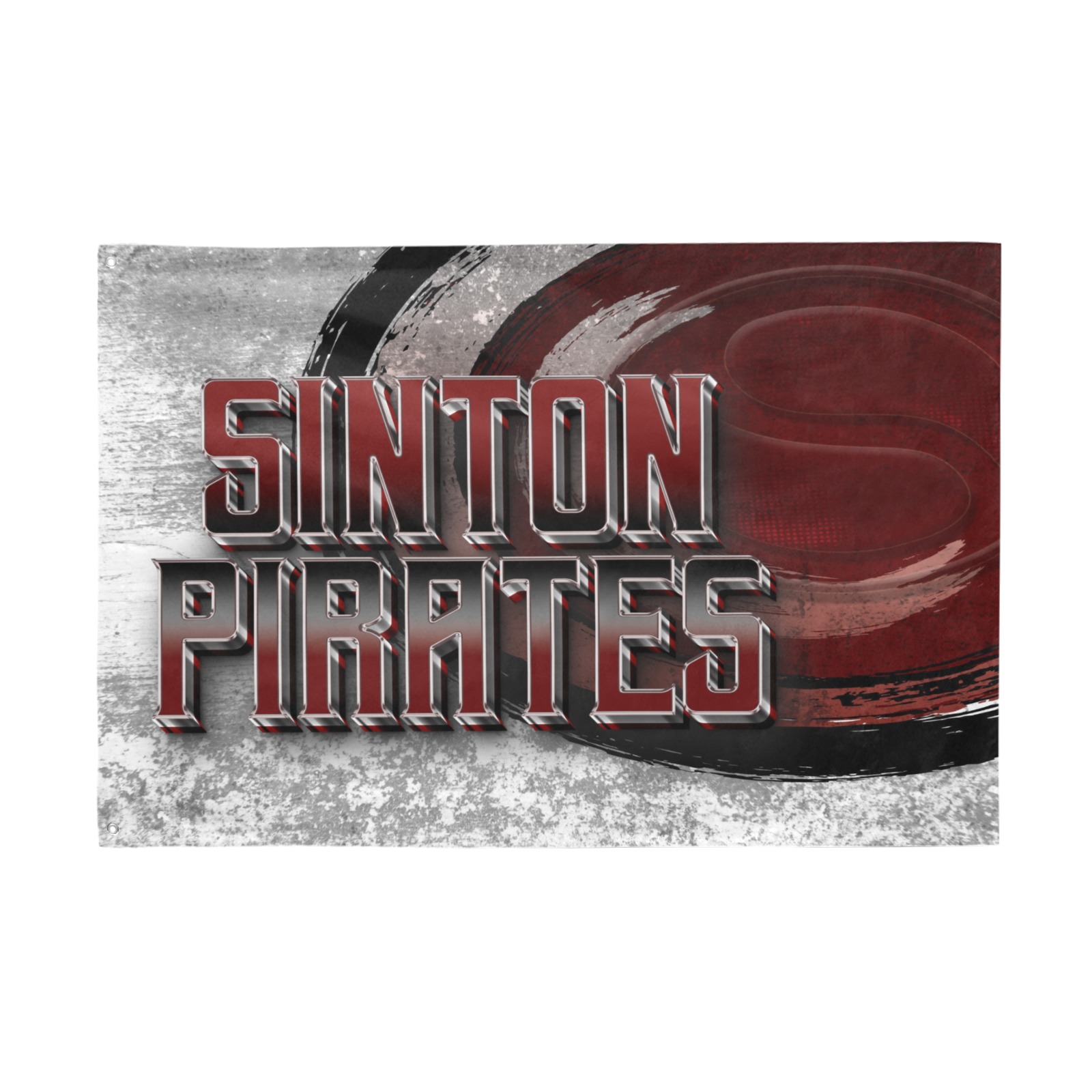 Lg Sinton Pirates Flag Garden Flag 70"x47"