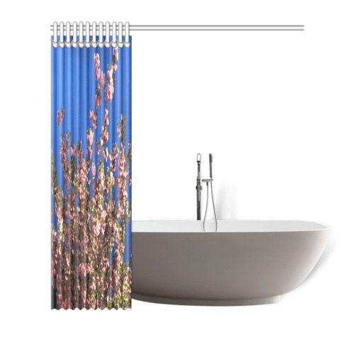 Cherry Tree Collection Shower Curtain 66"x72"