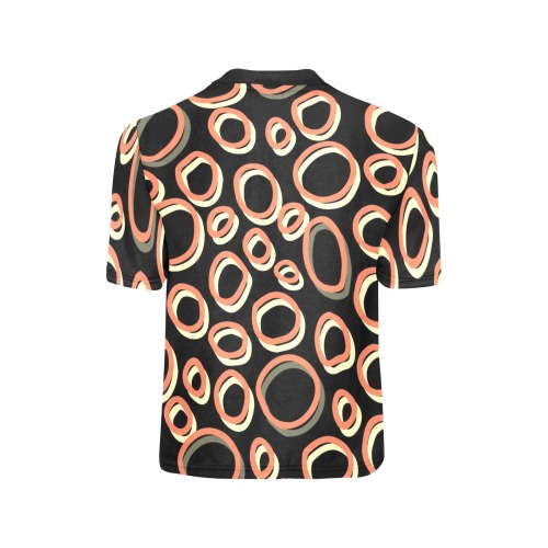 Abstract Ovals Big Boys' All Over Print Crew Neck T-Shirt (Model T40-2)