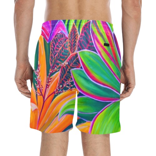 BB GHY665 Men's Mid-Length Beach Shorts (Model L51)