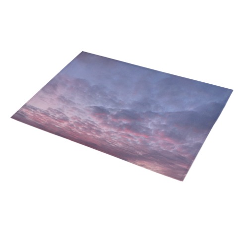 Morning Purple Sunrise Collection Azalea Doormat 30" x 18" (Sponge Material)