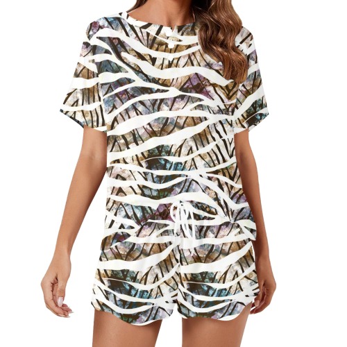 Abstract colorful animal skin M-654