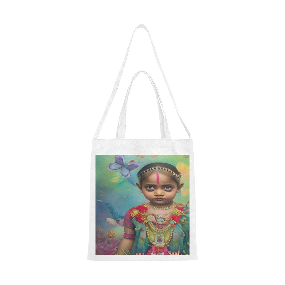 Pretty Girls 9 Canvas Tote Bag/Medium (Model 1701)