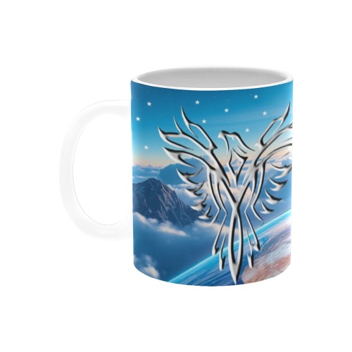 Silver Eagle Sunrise White Mug(11OZ)