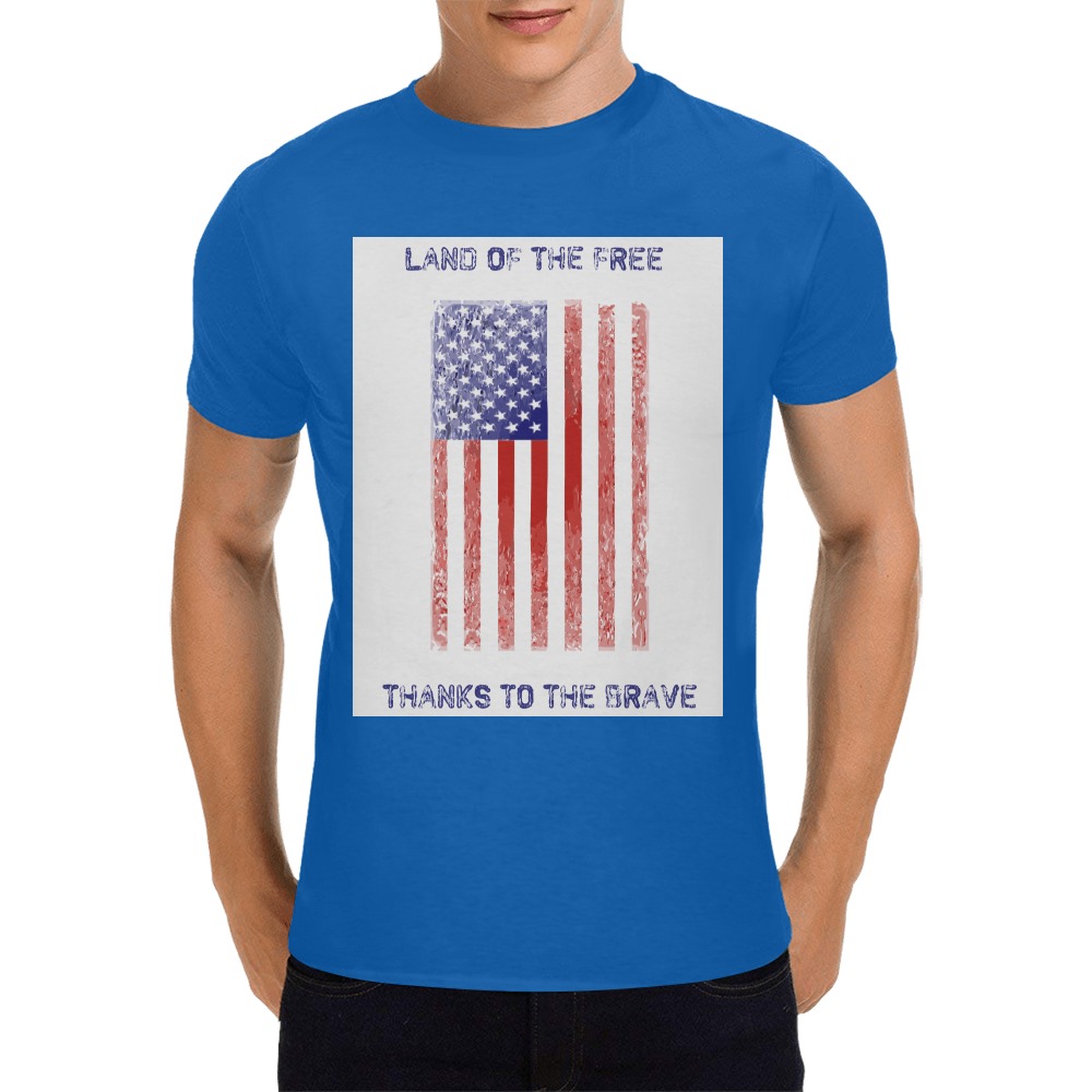 FREE Men's T-Shirt in USA Size (Front Printing Only)