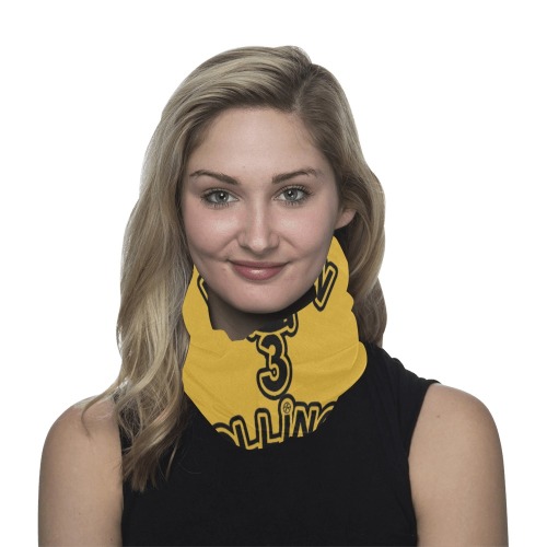 RollinOn3 Gold Neck Gaiter Multifunctional Headwear