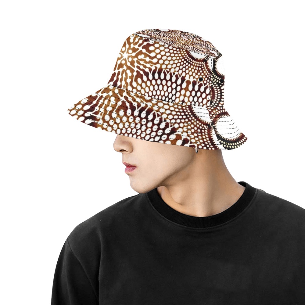 AFRICAN PRINT PATTERN 4 All Over Print Bucket Hat for Men