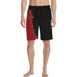 Canada Maple Leaf Shorts Men's All Over Print Casual Shorts (Model L23)