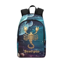 Scorpio and Planets Fabric Backpack for Adult (Model 1659)