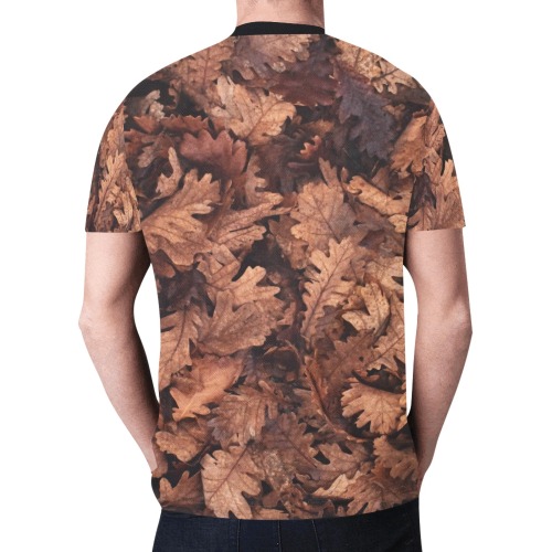 fall leaves New All Over Print T-shirt for Men (Model T45)