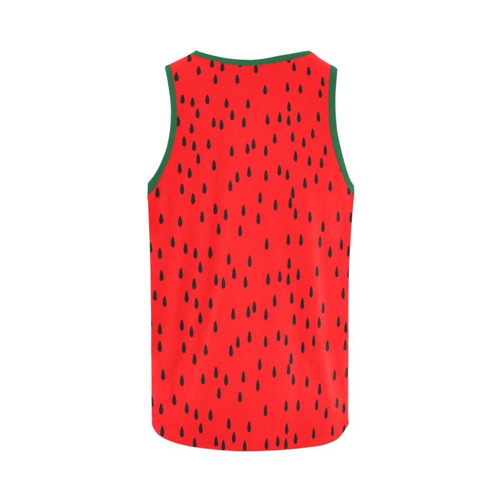 Watermelon All Over Print Tank Top for Women (Model T43)