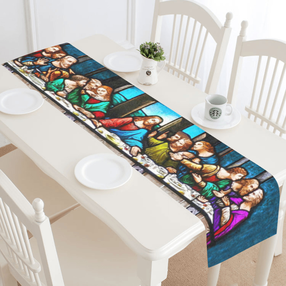 Last supper Thickiy Ronior Table Runner 14"x 72"