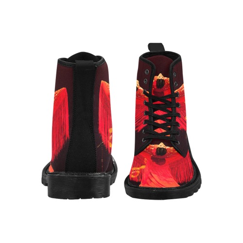 Seguillyas Martin Boots for Men (Black) (Model 1203H)