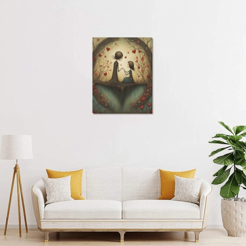 A Daughters Love Upgraded Canvas Print 11"x14"