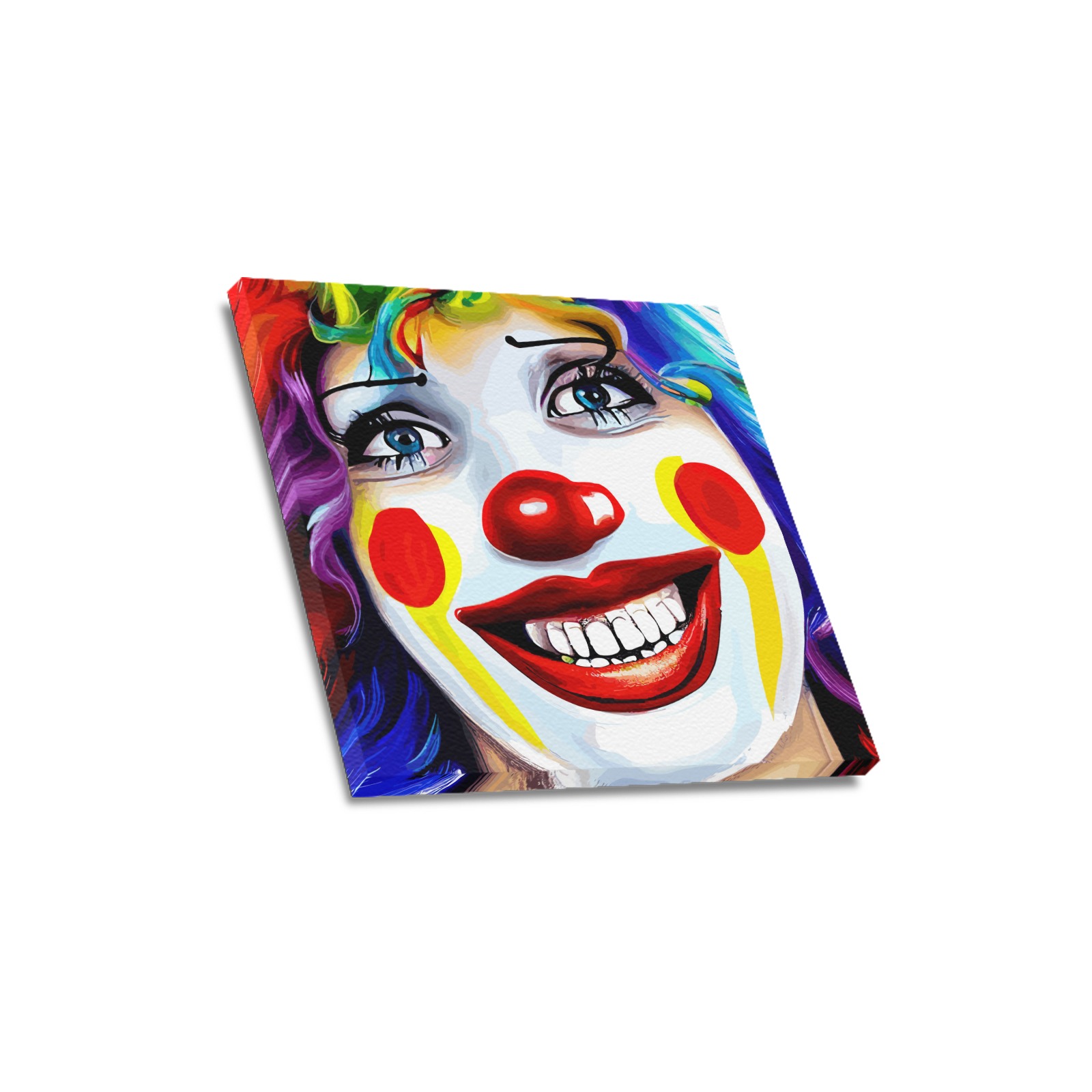 clown-002 Upgraded Canvas Print 16"x16"