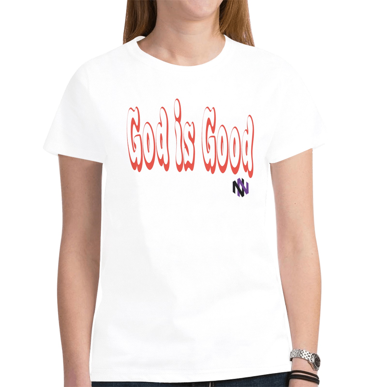 GIG Tee White Women New All Over Print T-shirt for Women (Model T45)