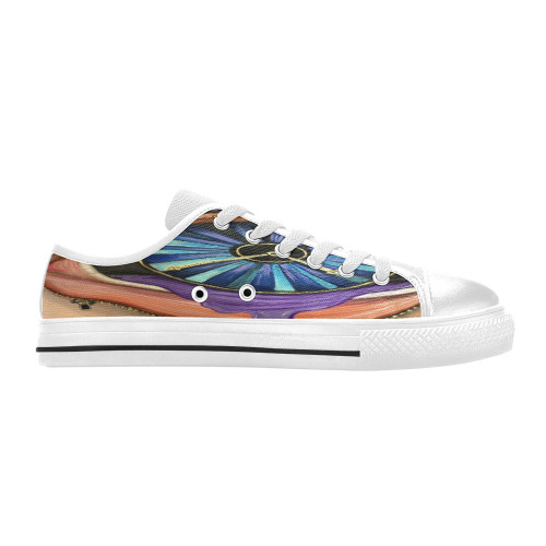 Open Your Eyes Women's Classic Canvas Shoes (Model 018)