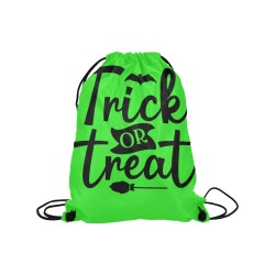 Trick or Treat Halloween Bag Medium Drawstring Bag Model 1604 (Twin Sides) 13.8"(W) * 18.1"(H)