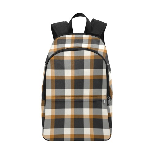 Classic Plaid (Tan) Fabric Backpack for Adult (Model 1659)