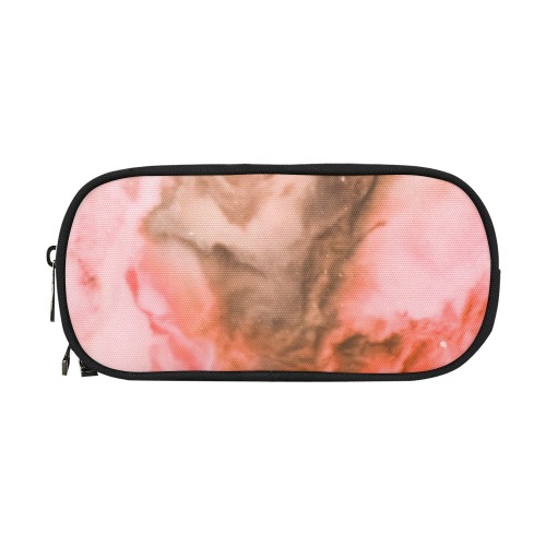 Pink marbled space 01 Pencil Pouch/Large (Model 1680)