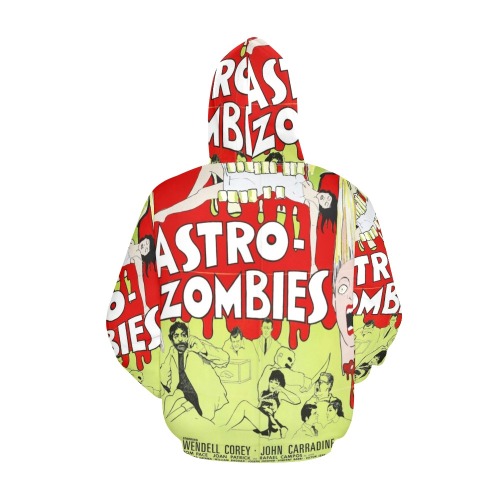 Astro Zombies All Over Print Hoodie for Men (USA Size) (Model H13)