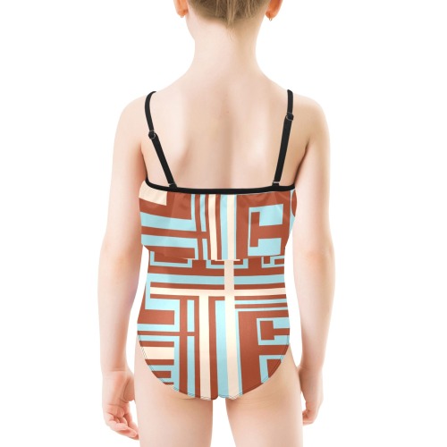 Model 1 Kids' Spaghetti Strap Ruffle Swimsuit (Model S26)