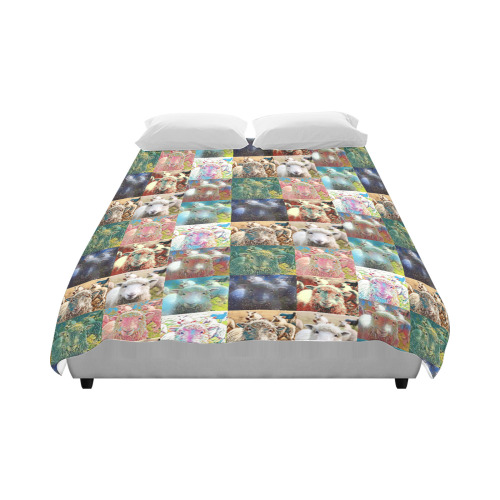 Sheep With Filters Collage Duvet Cover 86"x70" ( All-over-print)