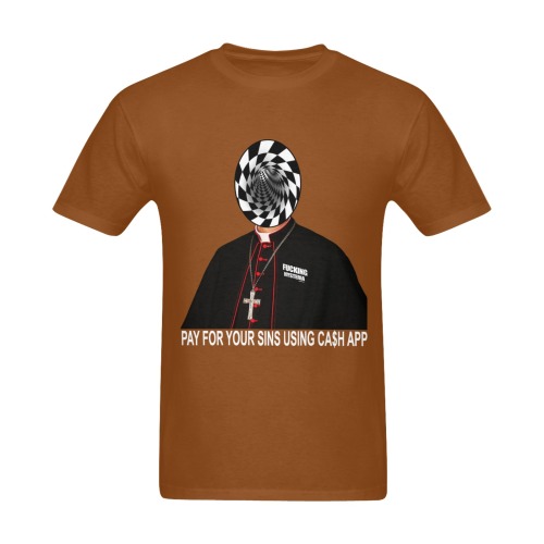 F_H ''CASH APP FOR YOUR SINS'' Men's Slim Fit T-shirt (Model T13)