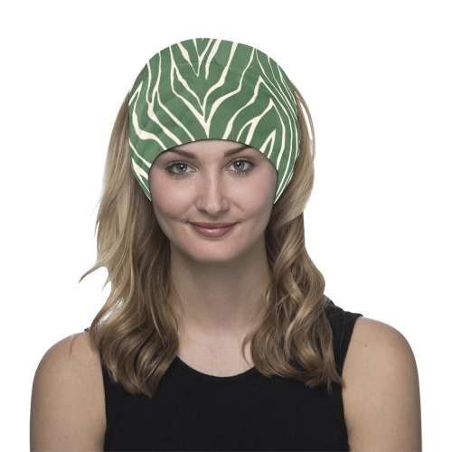 Green animal print MSP01 Multifunctional Headwear