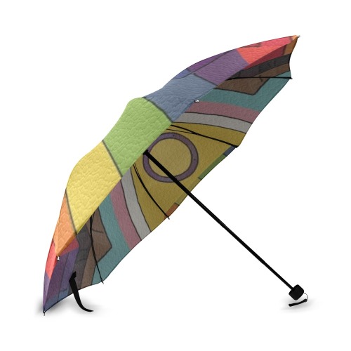 Lbgtq plus Pop Art by Nico Bielow Foldable Umbrella (Model U01)
