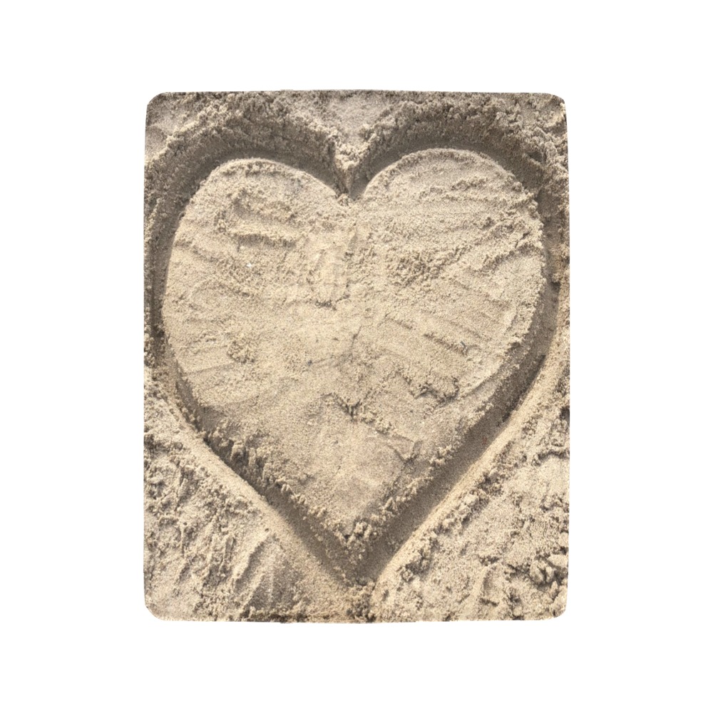 Love in the Sand Collection Ultra-Soft Micro Fleece Blanket 40"x50"
