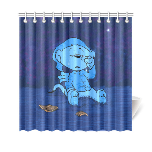 Ferald Feeling Blue Shower Curtain 69"x70"