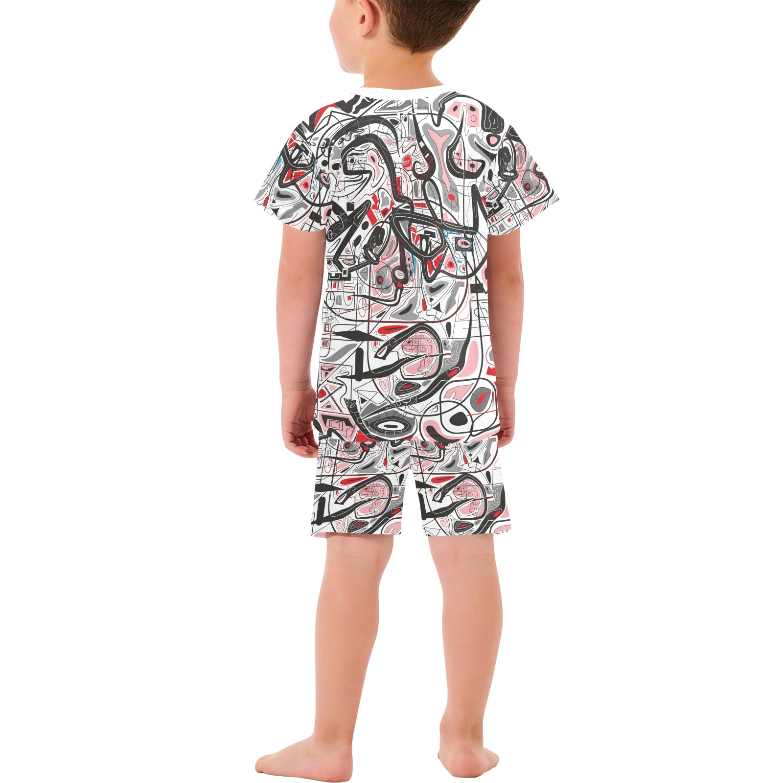 Model 2 Little Boys' Short Pajama Set